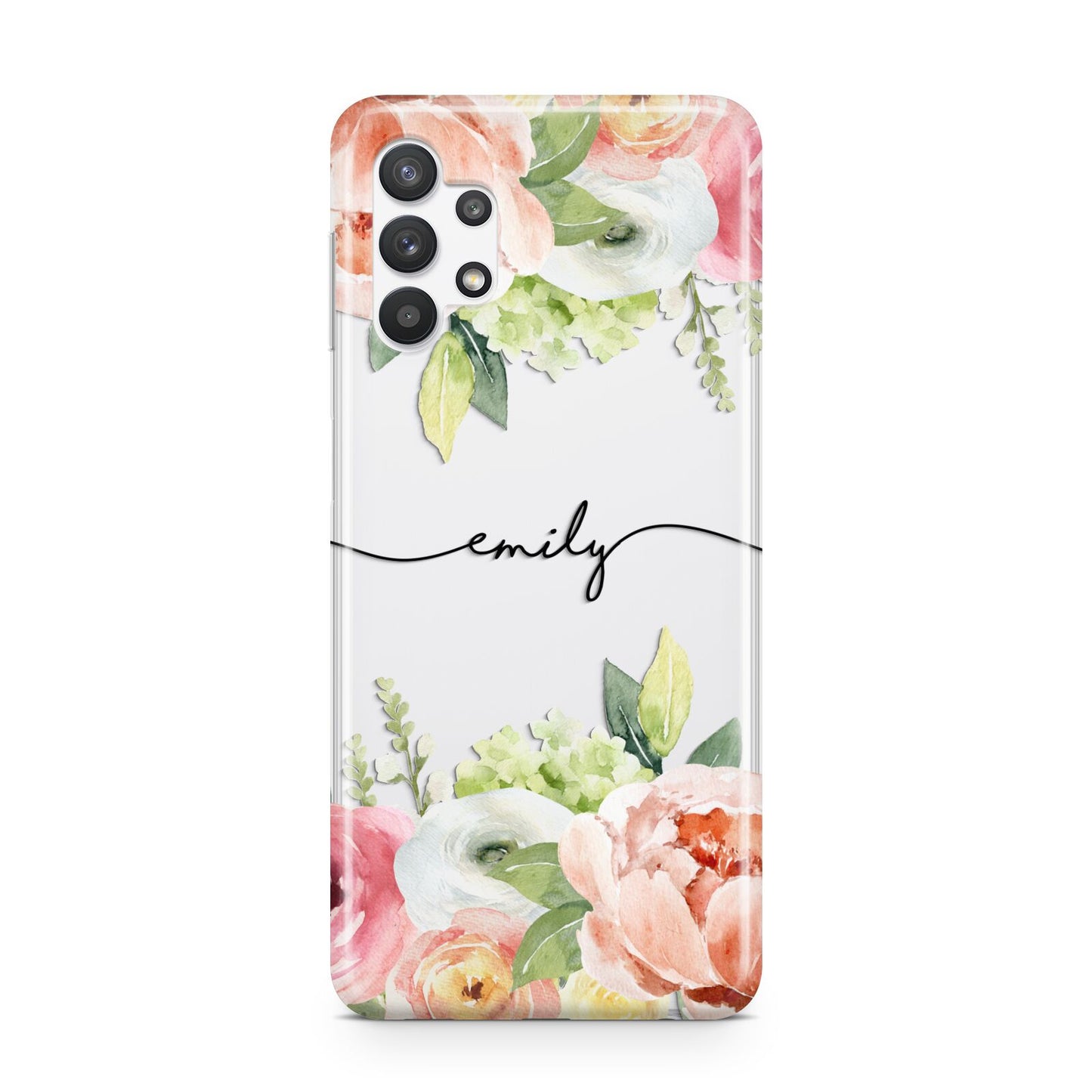 Personalised Flowers Samsung A32 5G Case