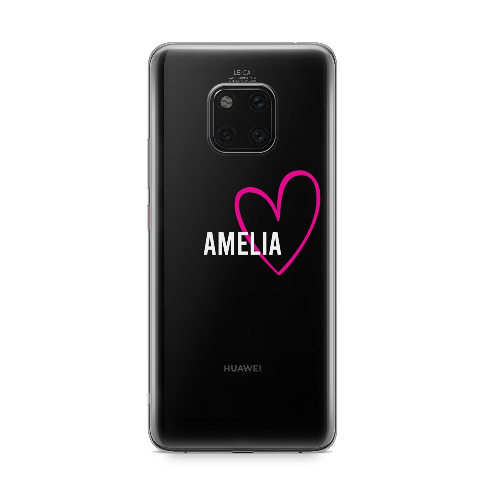 Personalised Font With Heart Huawei Mate 20 Pro Phone Case