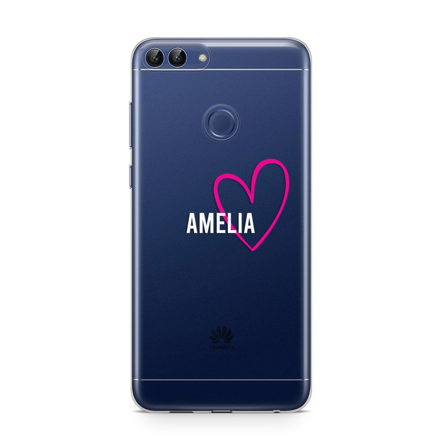 Personalised Font With Heart Huawei P Smart Case