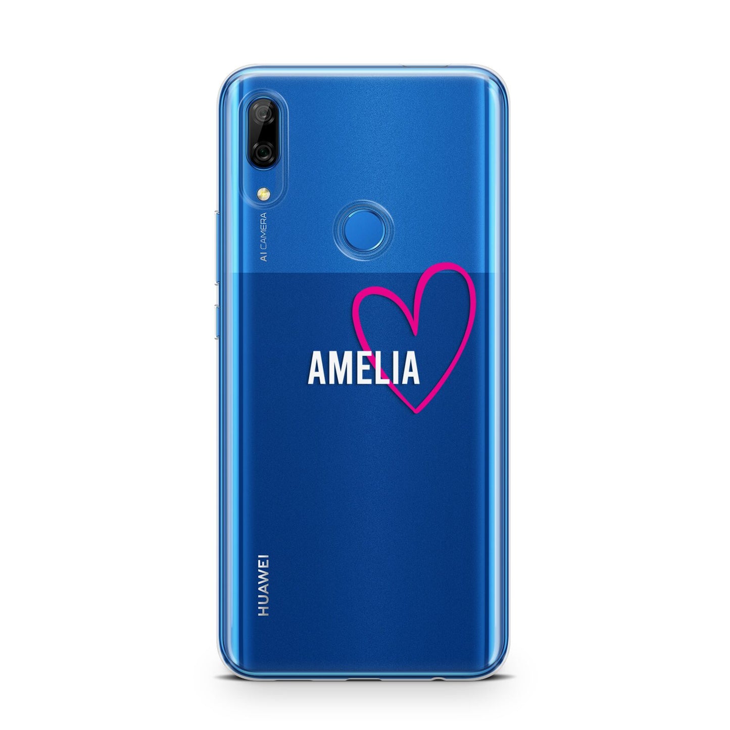 Personalised Font With Heart Huawei P Smart Z