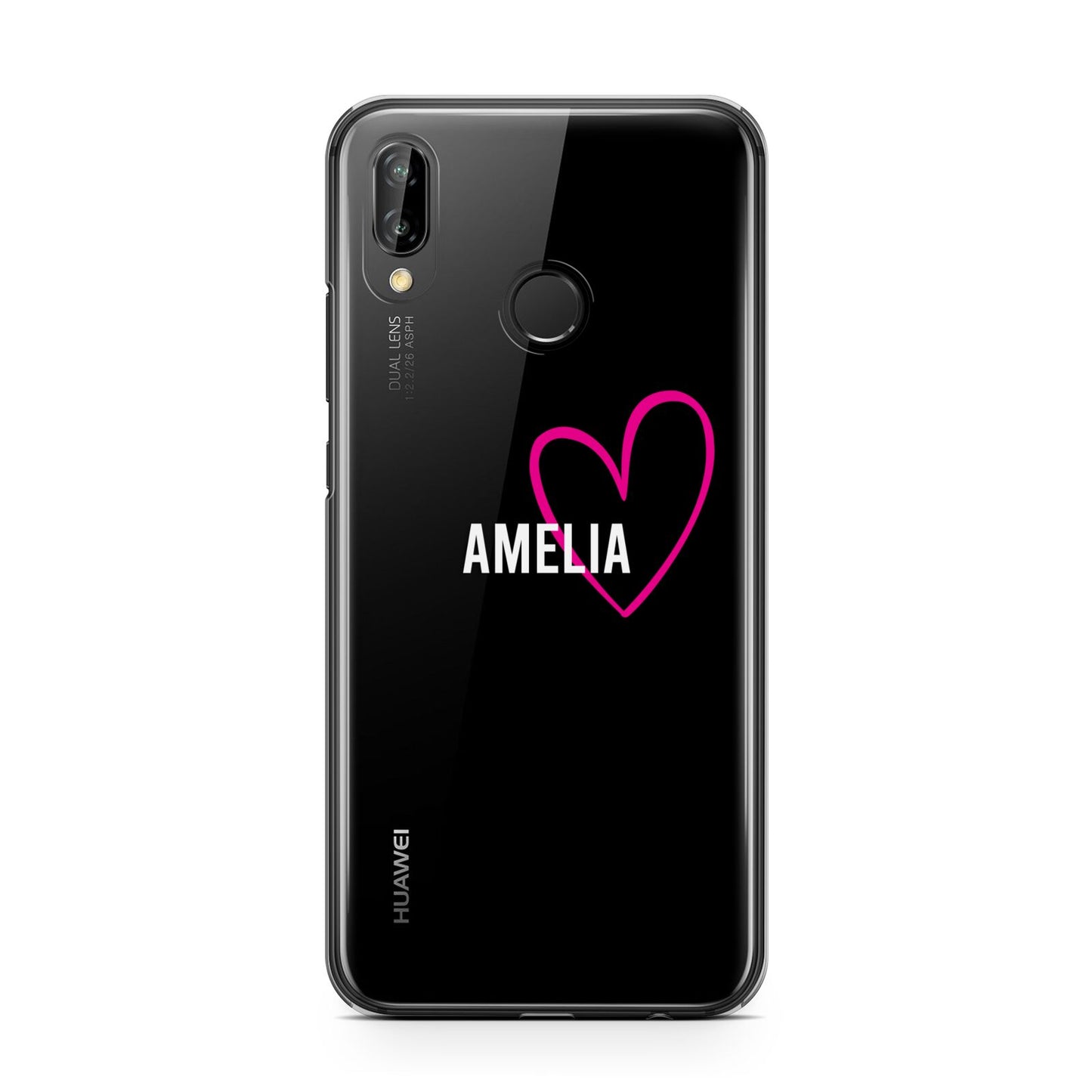 Personalised Font With Heart Huawei P20 Lite Phone Case