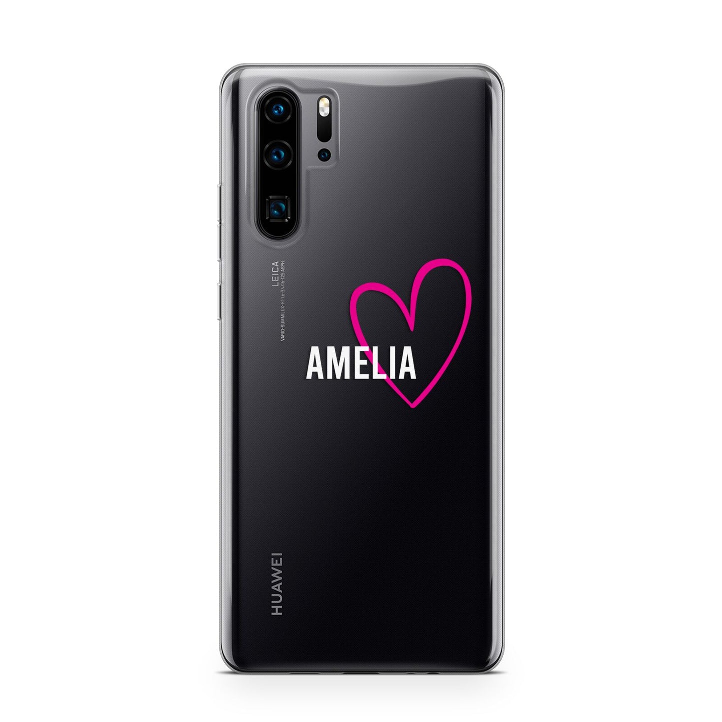 Personalised Font With Heart Huawei P30 Pro Phone Case