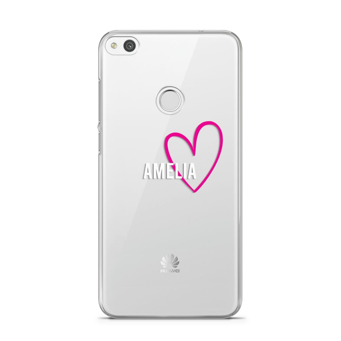 Personalised Font With Heart Huawei P8 Lite Case