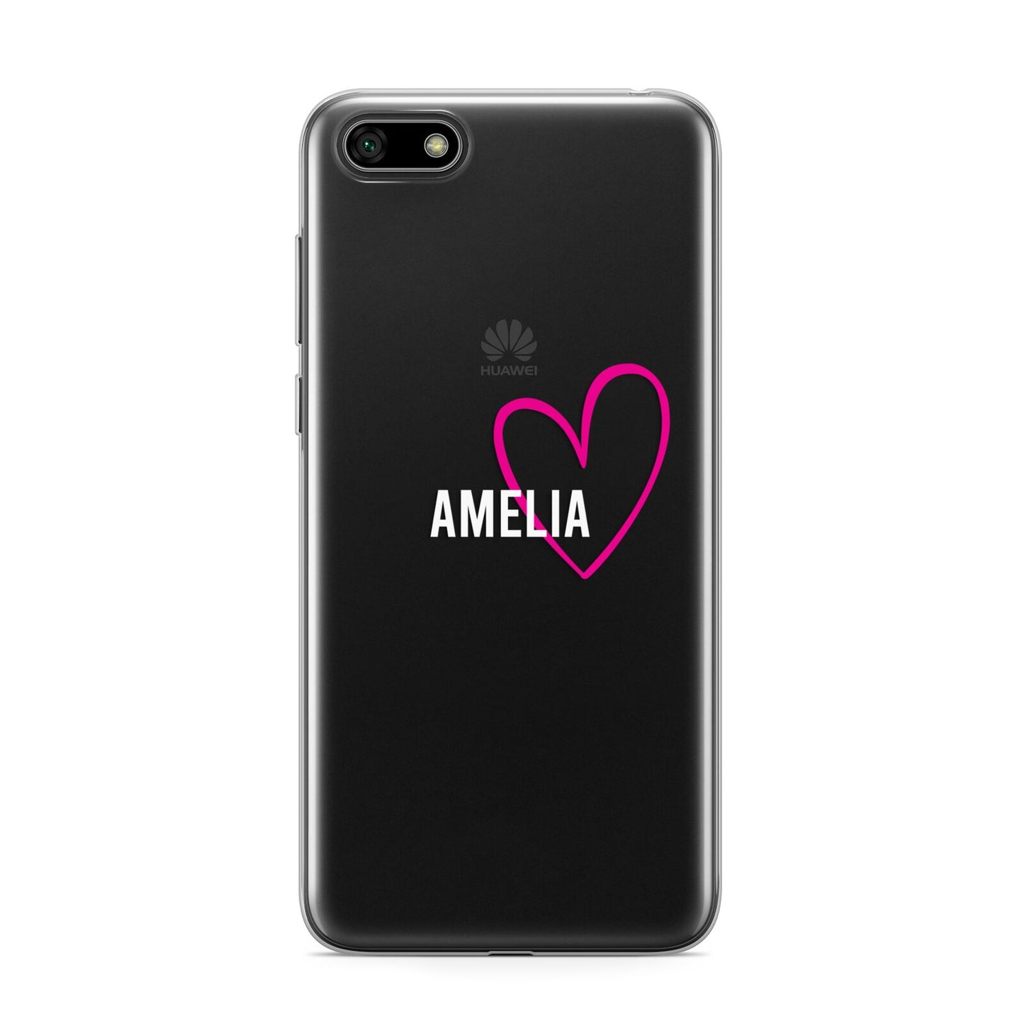 Personalised Font With Heart Huawei Y5 Prime 2018 Phone Case