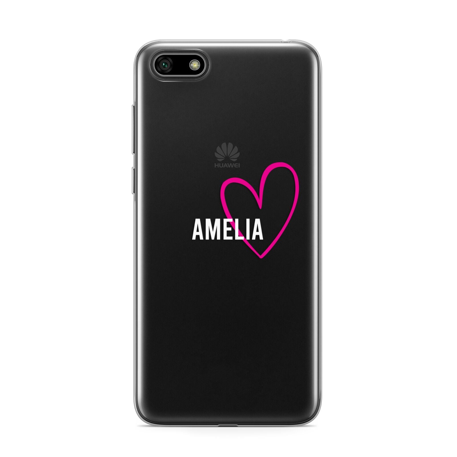 Personalised Font With Heart Huawei Y5 Prime 2018 Phone Case