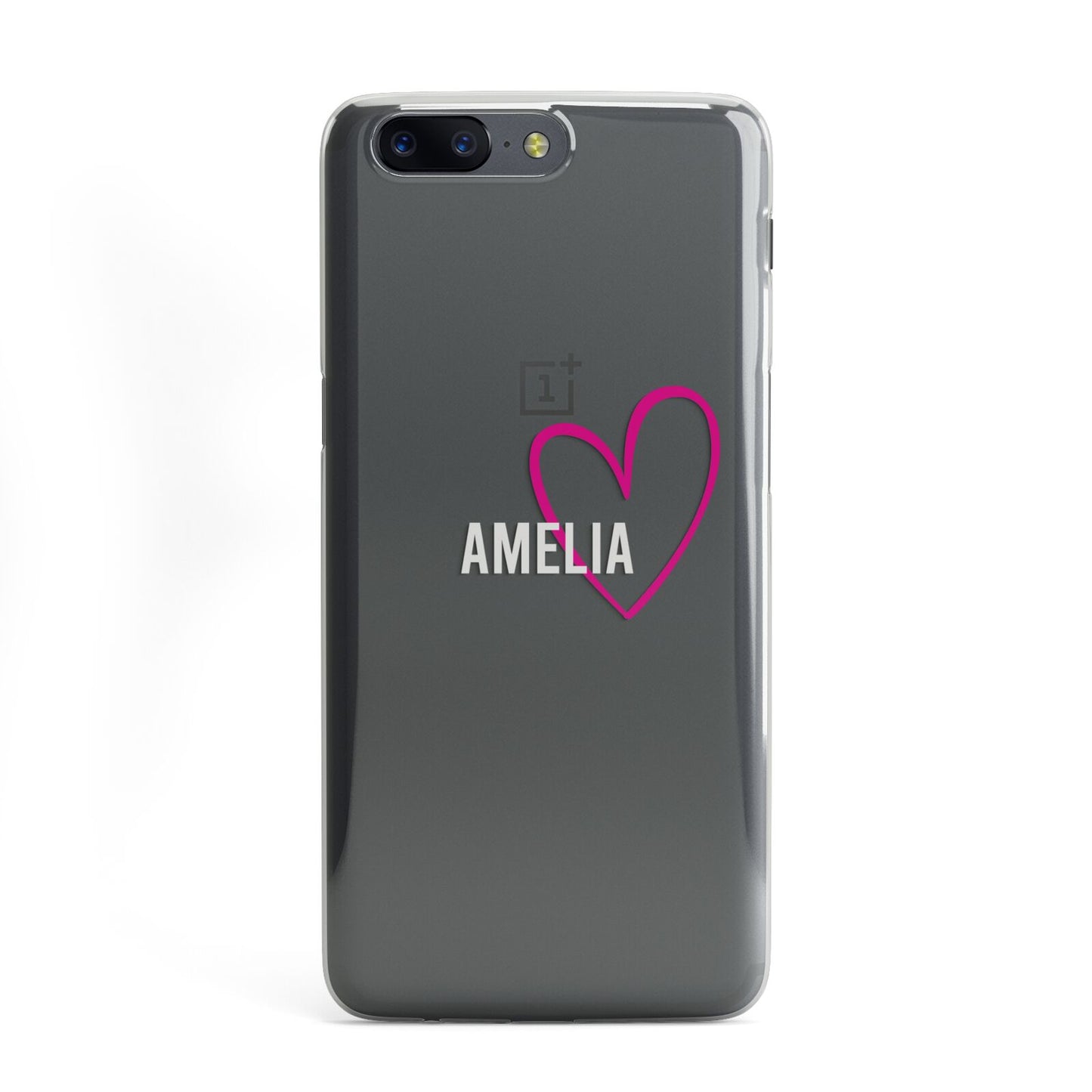 Personalised Font With Heart OnePlus Case