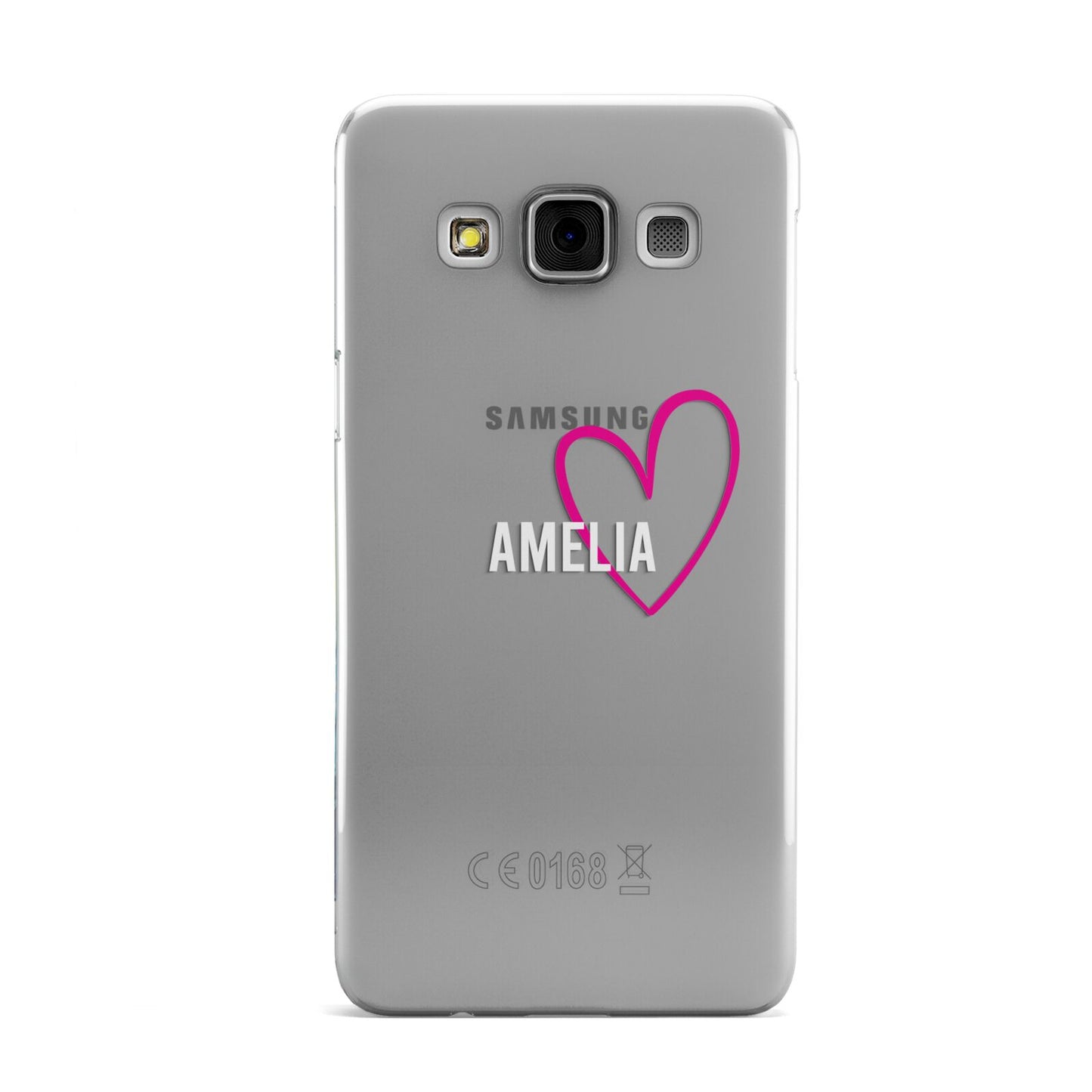 Personalised Font With Heart Samsung Galaxy A3 Case