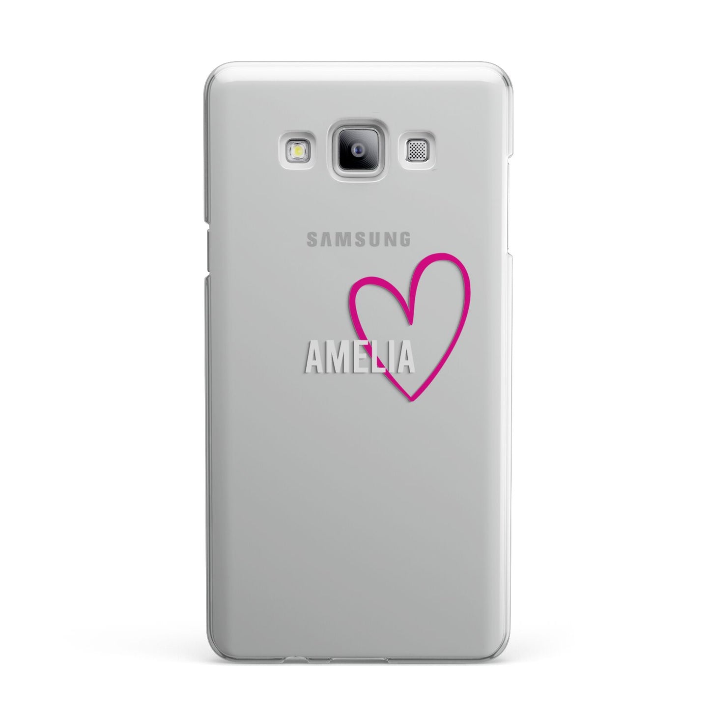 Personalised Font With Heart Samsung Galaxy A7 2015 Case