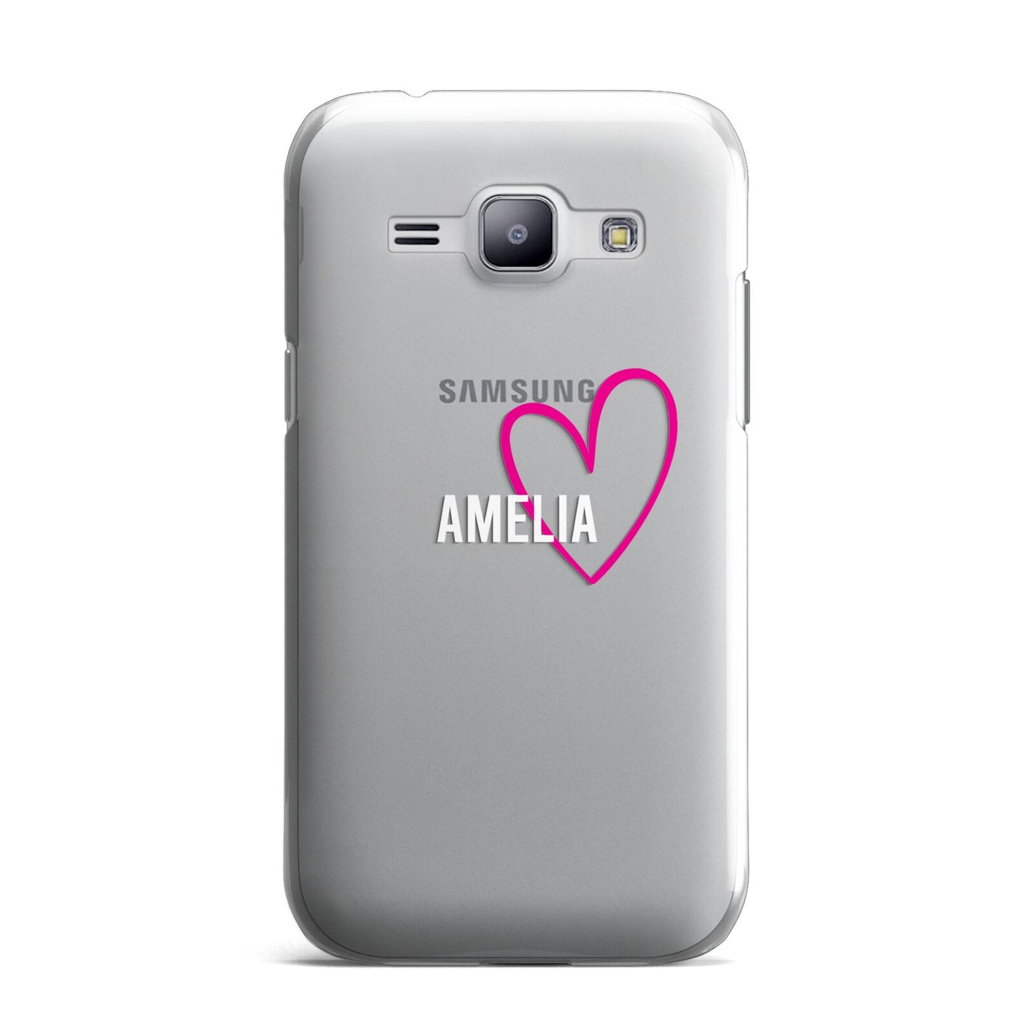 Personalised Font With Heart Samsung Galaxy J1 2015 Case