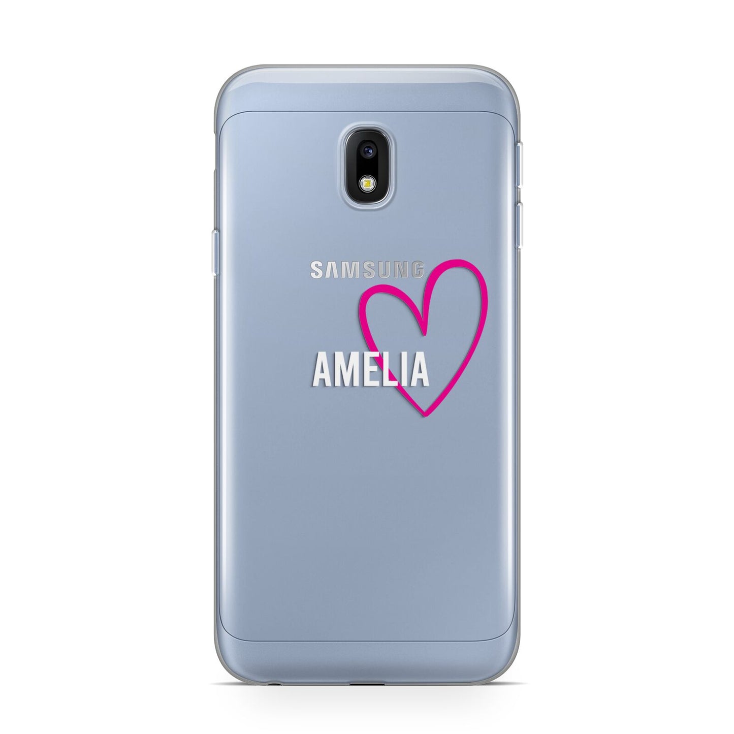 Personalised Font With Heart Samsung Galaxy J3 2017 Case