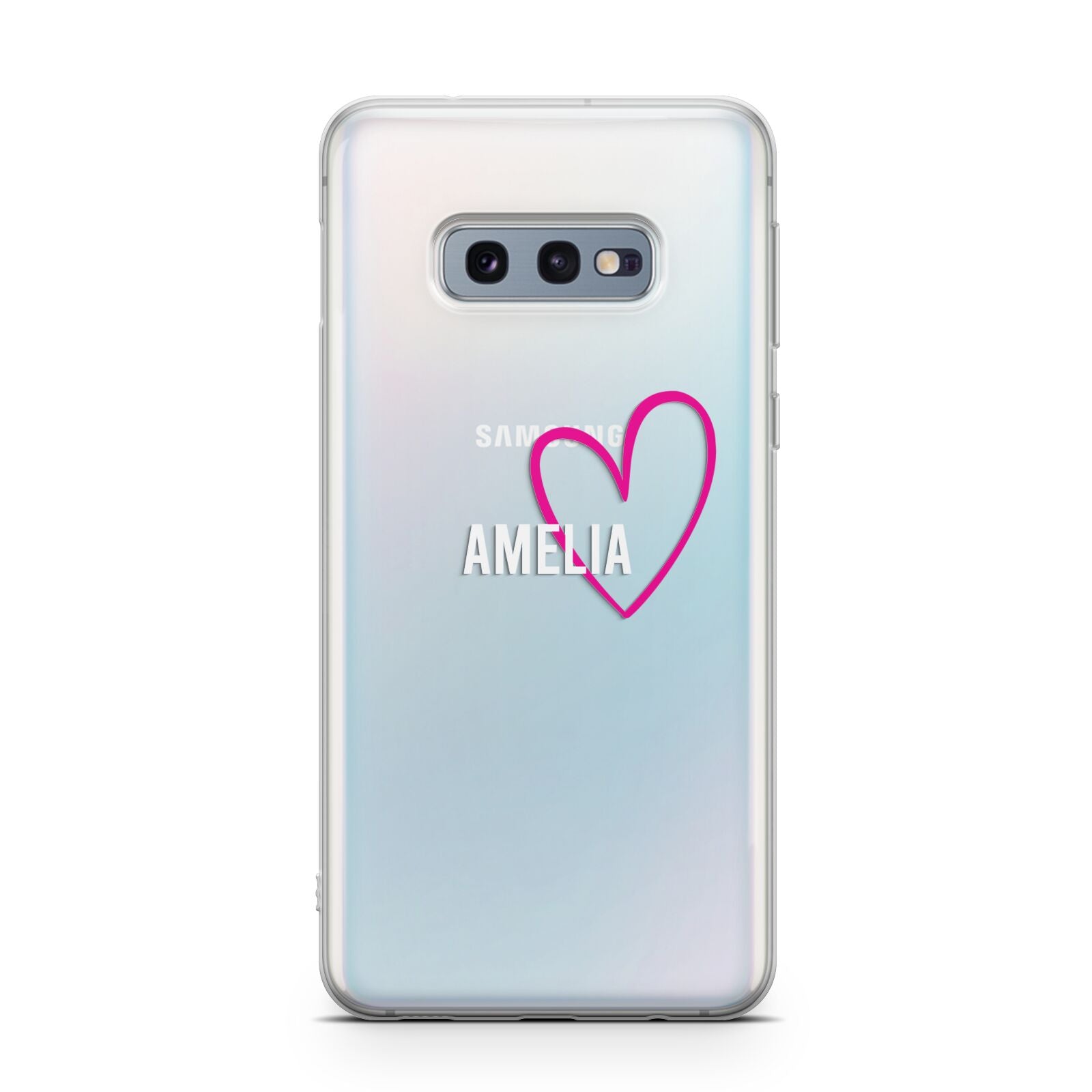 Personalised Font With Heart Samsung Galaxy S10E Case