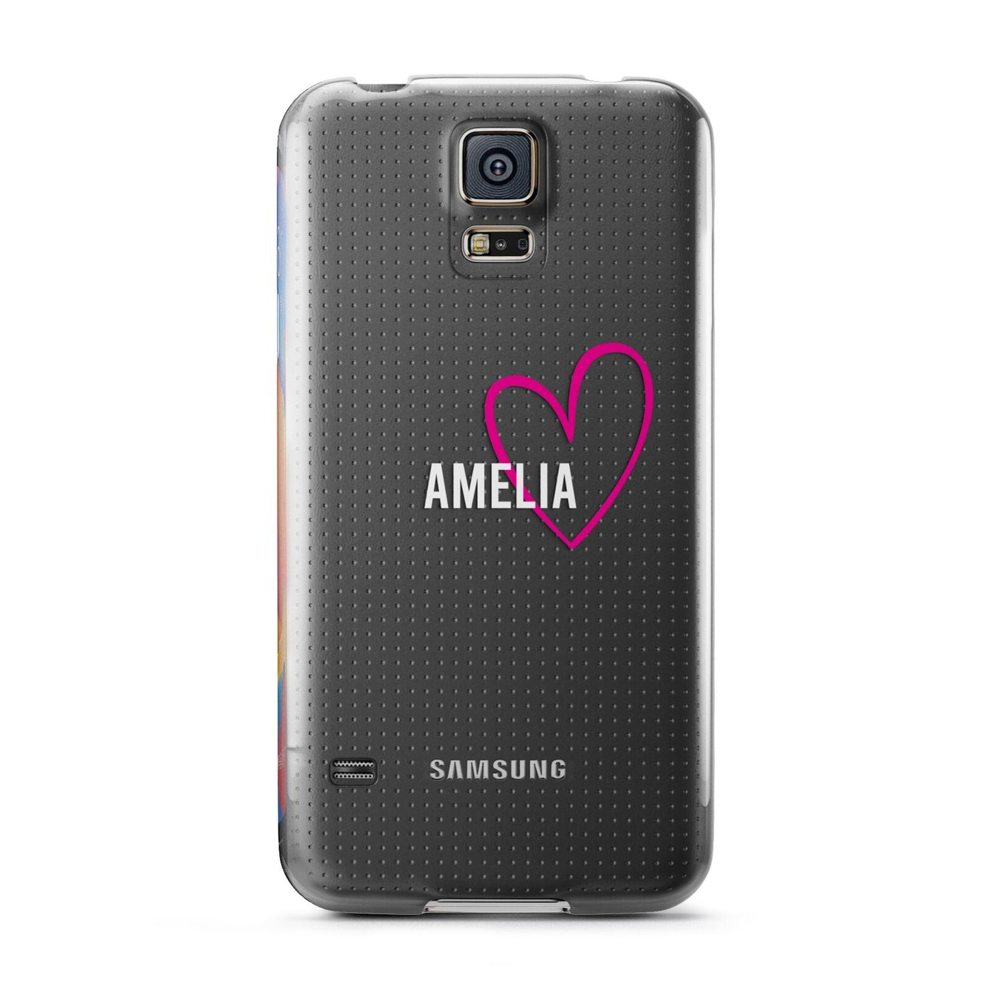 Personalised Font With Heart Samsung Galaxy S5 Case