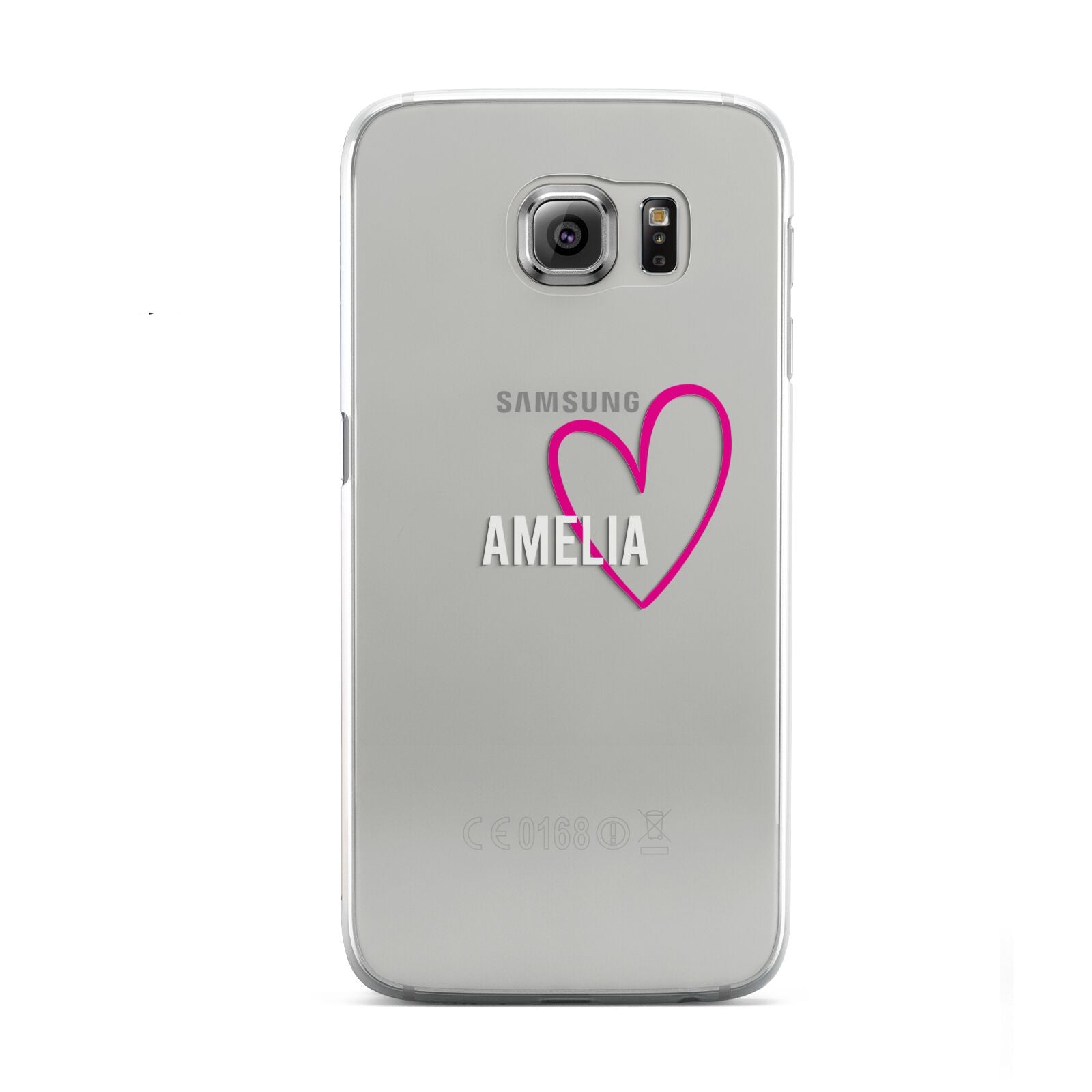 Personalised Font With Heart Samsung Galaxy S6 Case