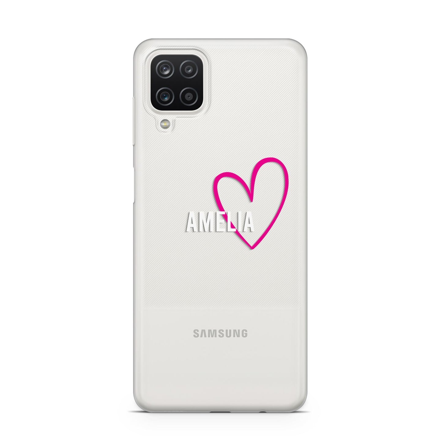 Personalised Font With Heart Samsung M12 Case