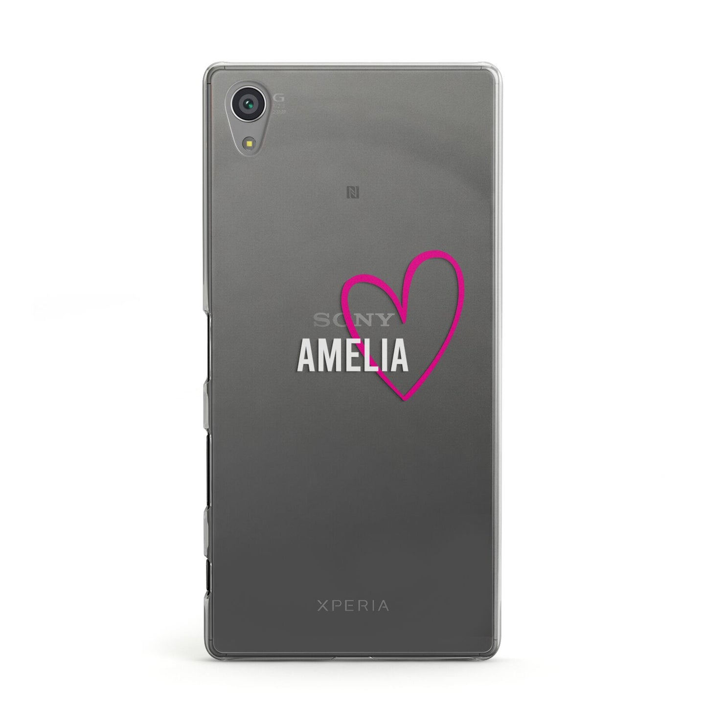 Personalised Font With Heart Sony Xperia Case