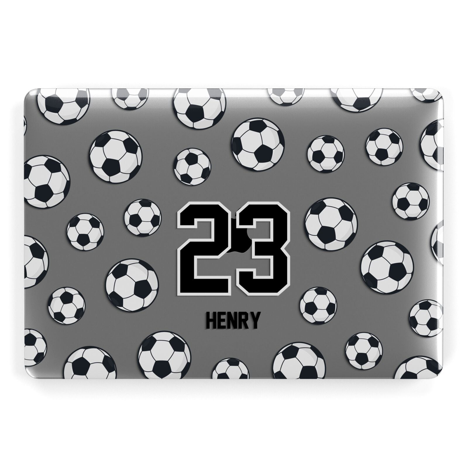 Personalised Football Apple MacBook Case