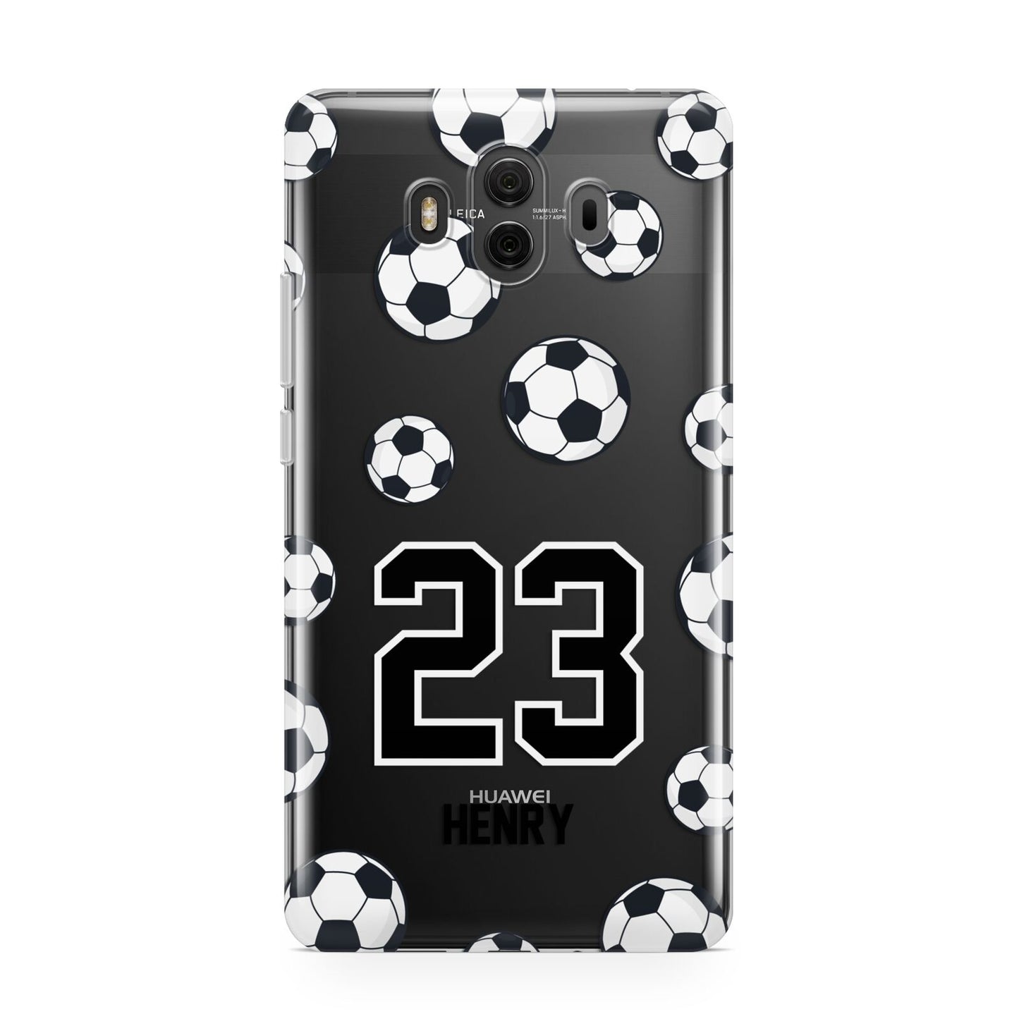 Personalised Football Huawei Mate 10 Protective Phone Case