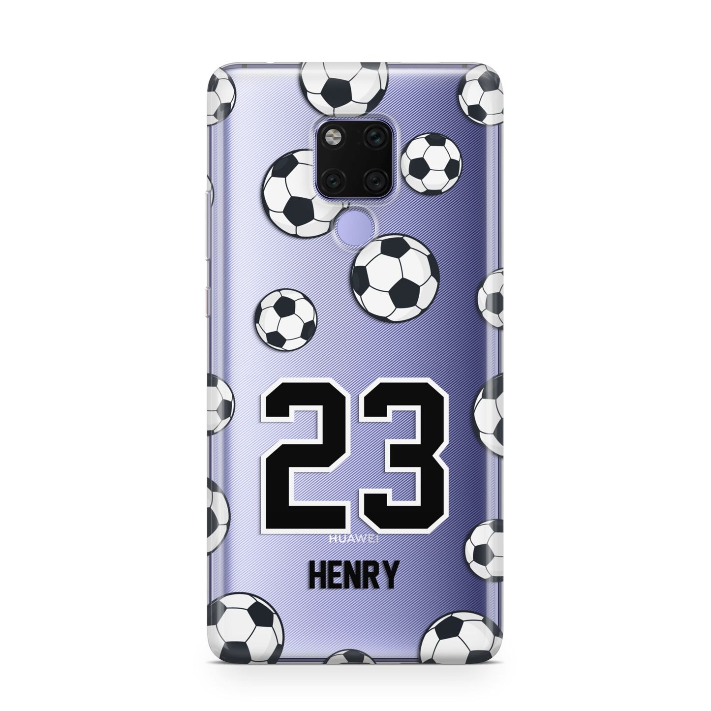 Personalised Football Huawei Mate 20X Phone Case