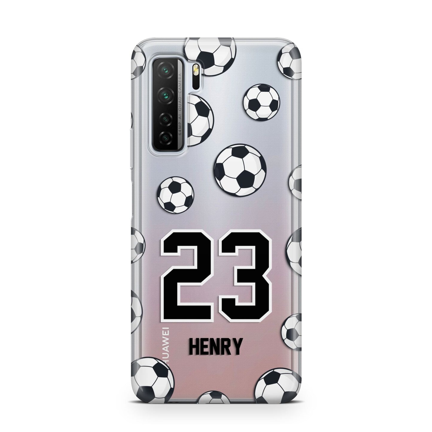 Personalised Football Huawei P40 Lite 5G Phone Case