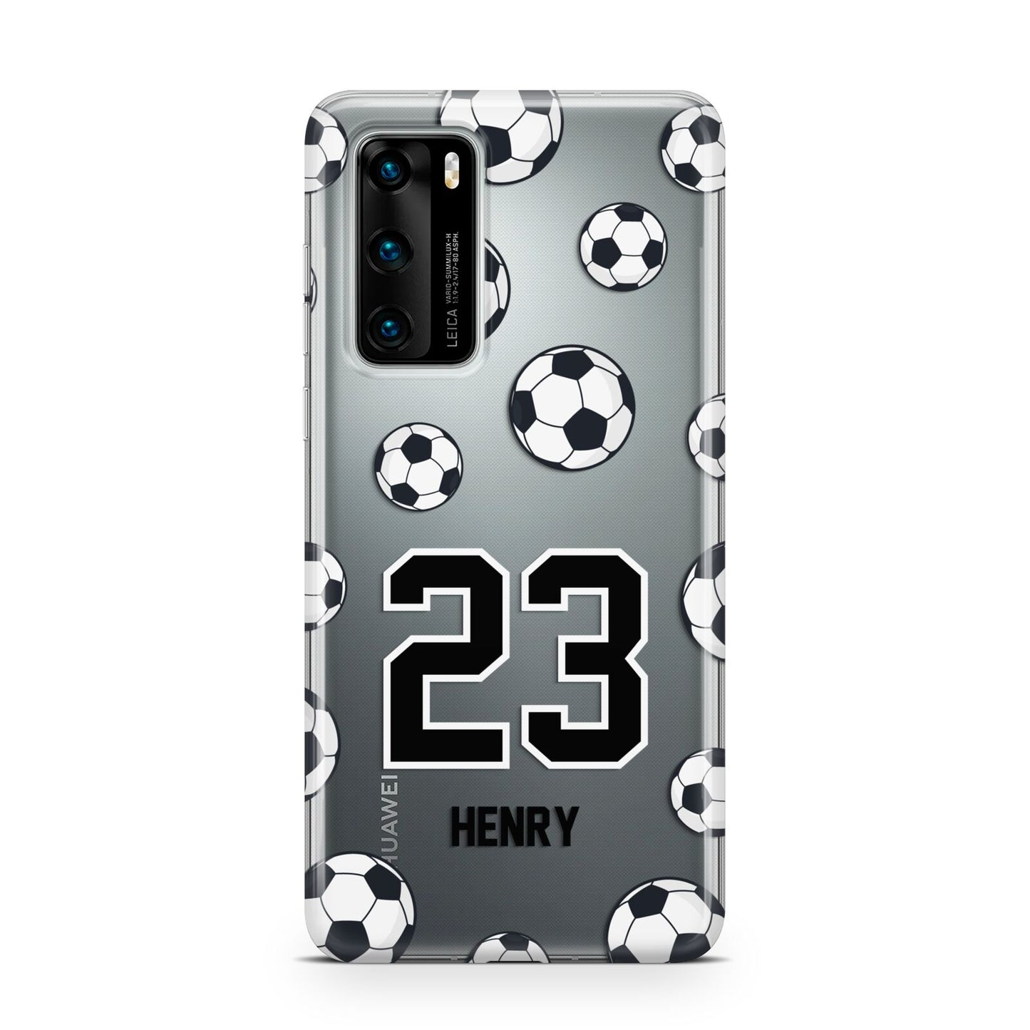 Personalised Football Huawei P40 Phone Case