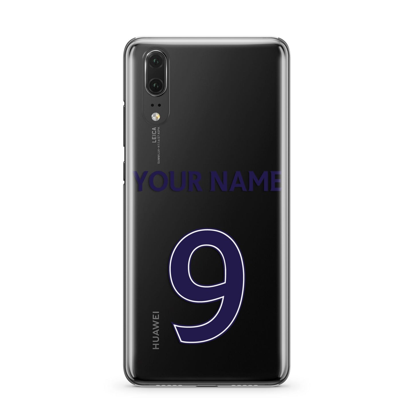 Personalised Football Name and Number Huawei P20 Phone Case