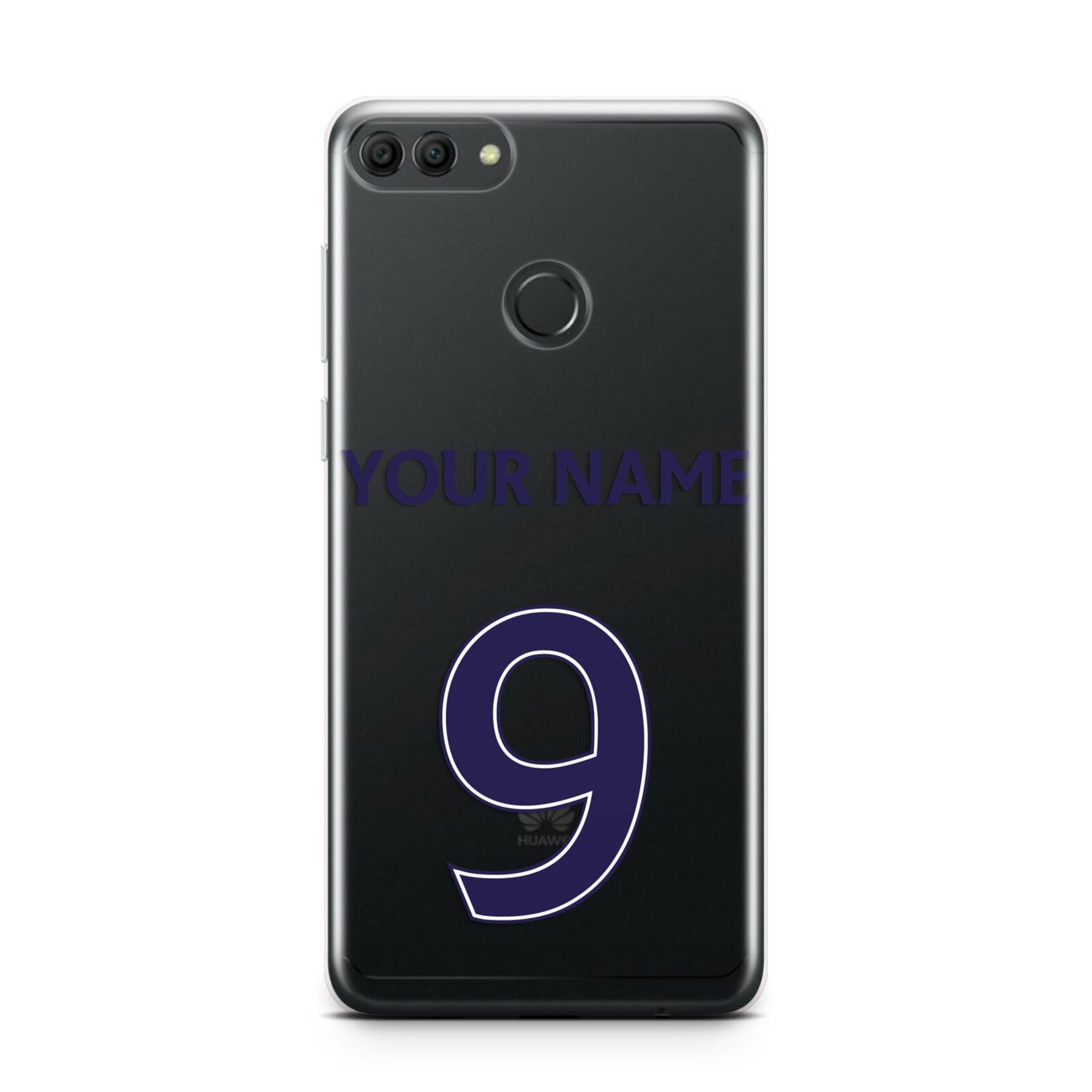 Personalised Football Name and Number Huawei Y9 2018