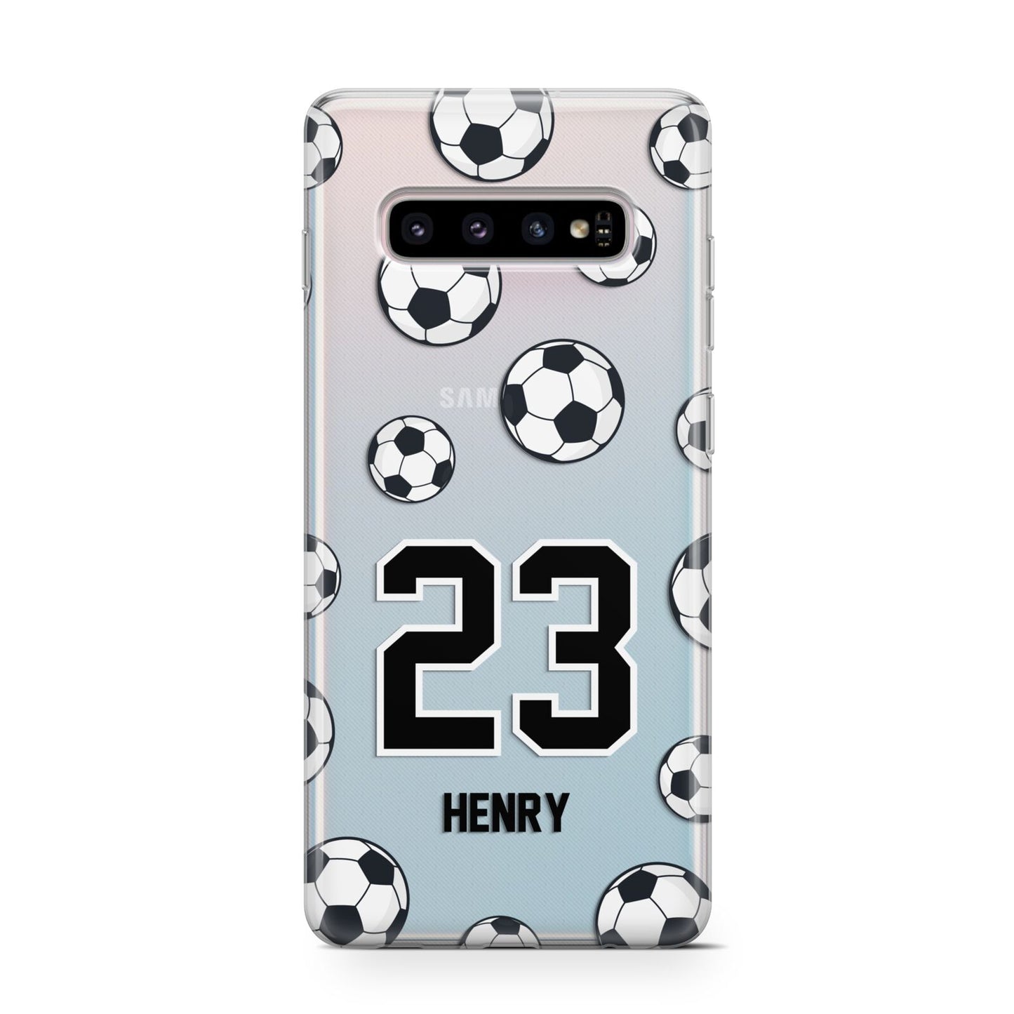 Personalised Football Protective Samsung Galaxy Case