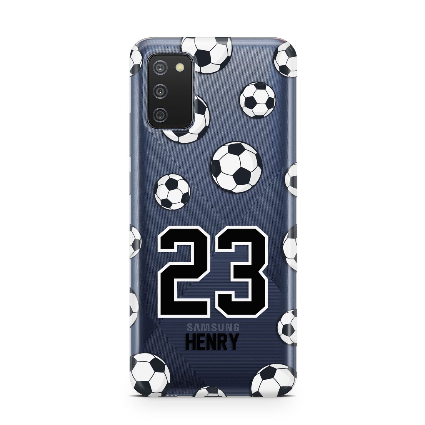 Personalised Football Samsung A02s Case