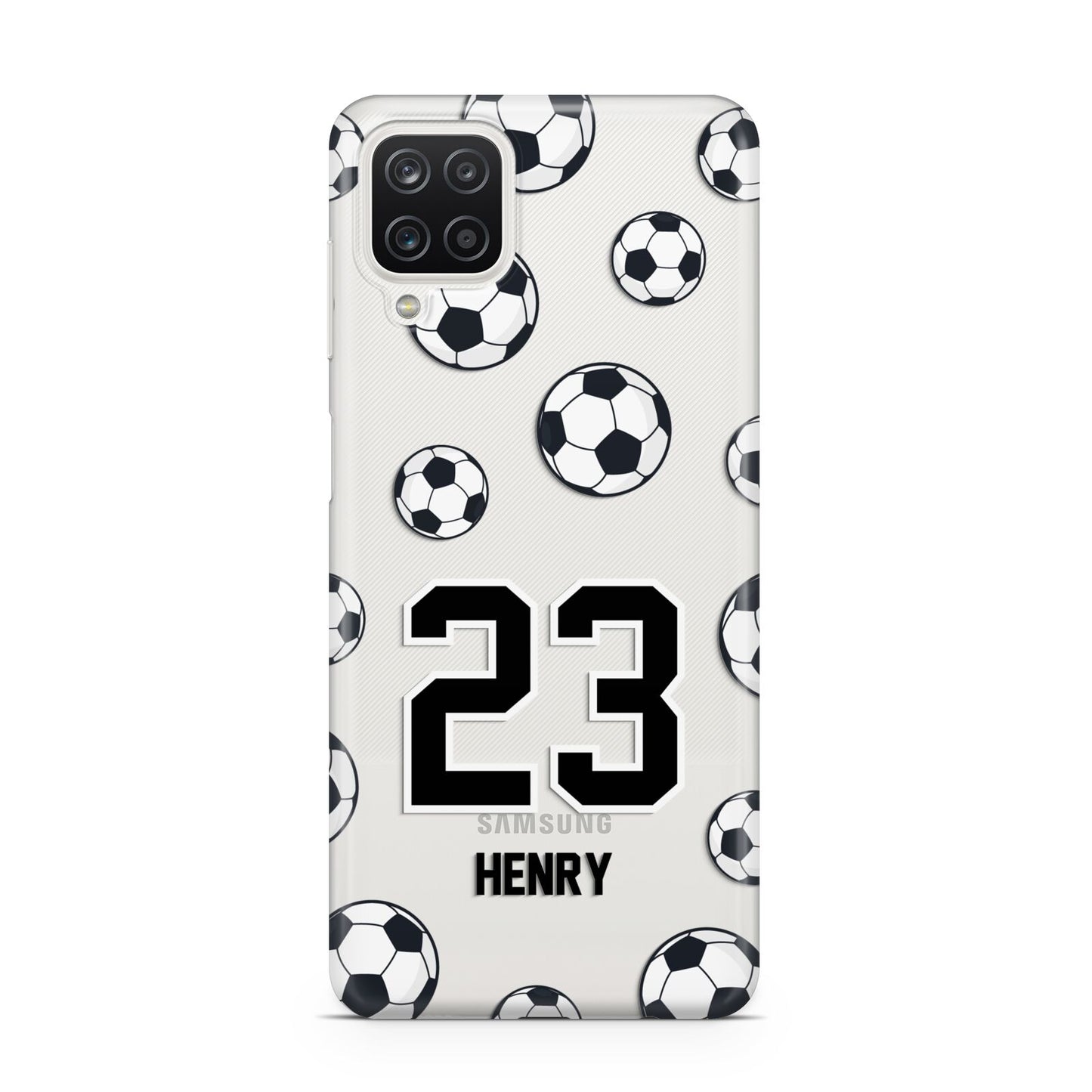 Personalised Football Samsung A12 Case