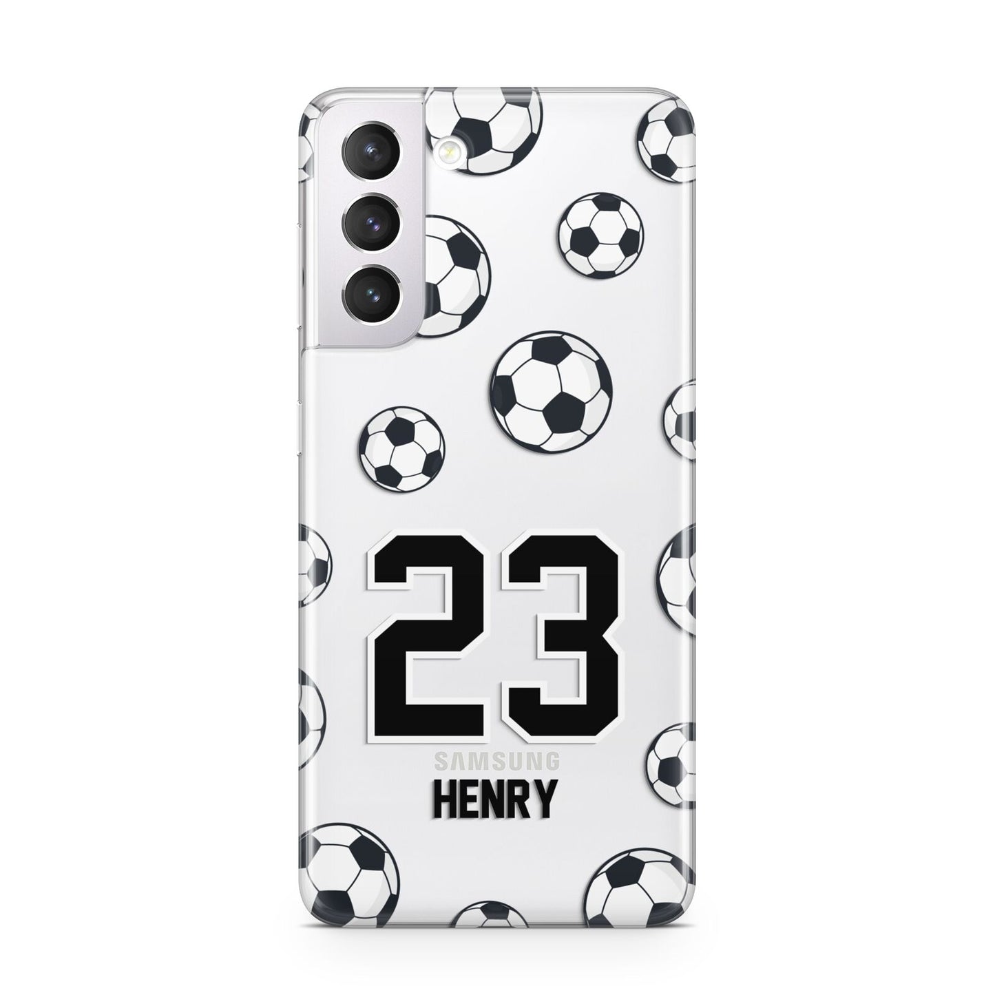 Personalised Football Samsung S21 Case