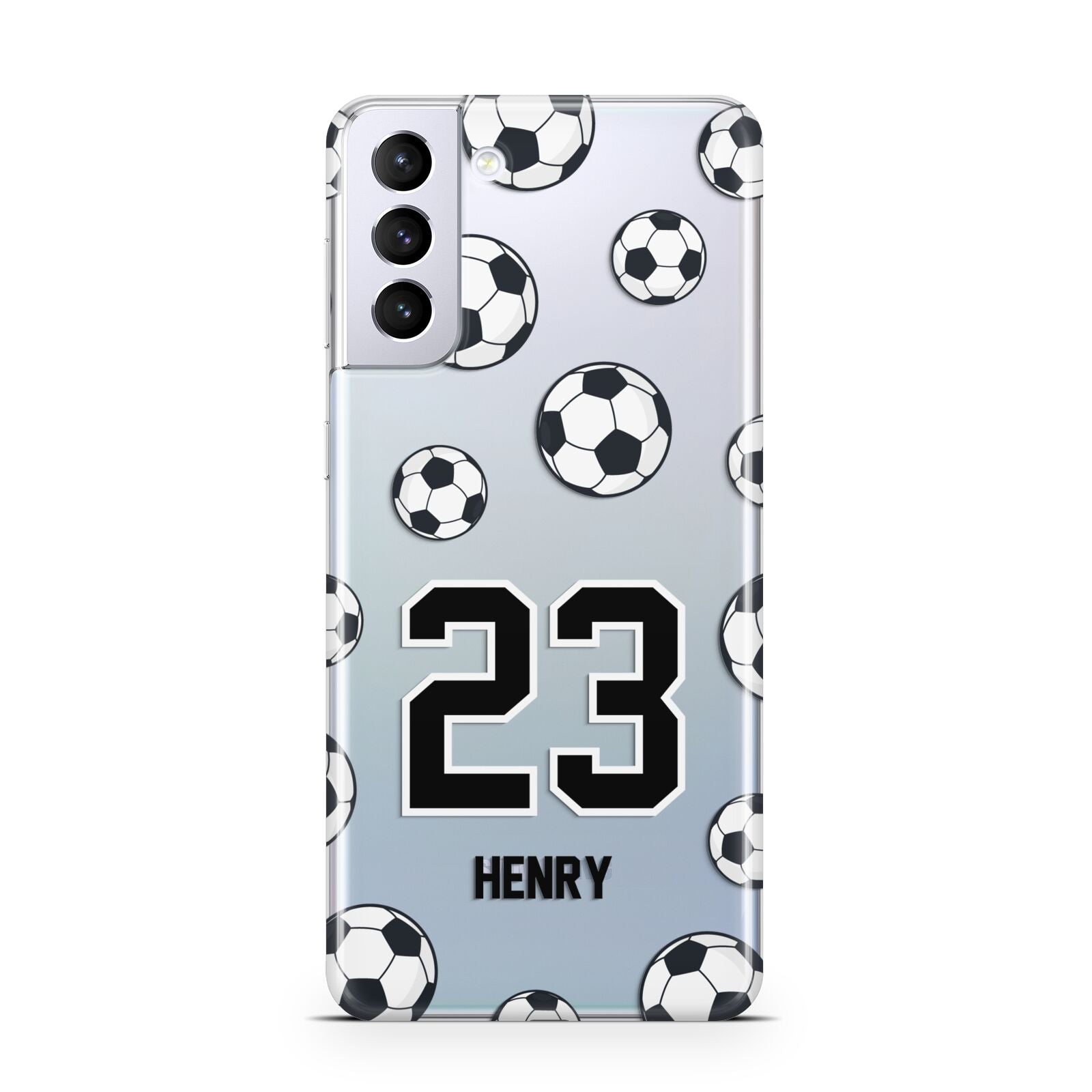 Personalised Football Samsung S21 Plus Case