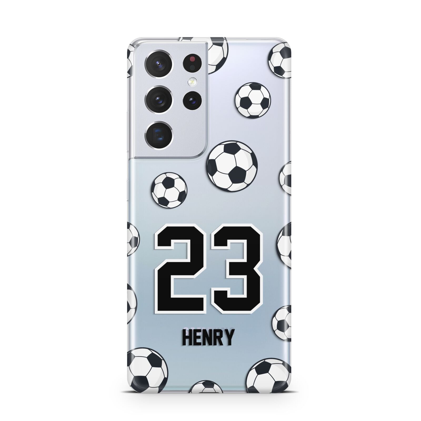 Personalised Football Samsung S21 Ultra Case