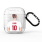 Personalised Football Shirt AirPods Glitter Case