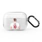 Personalised Football Shirt AirPods Pro Clear Case