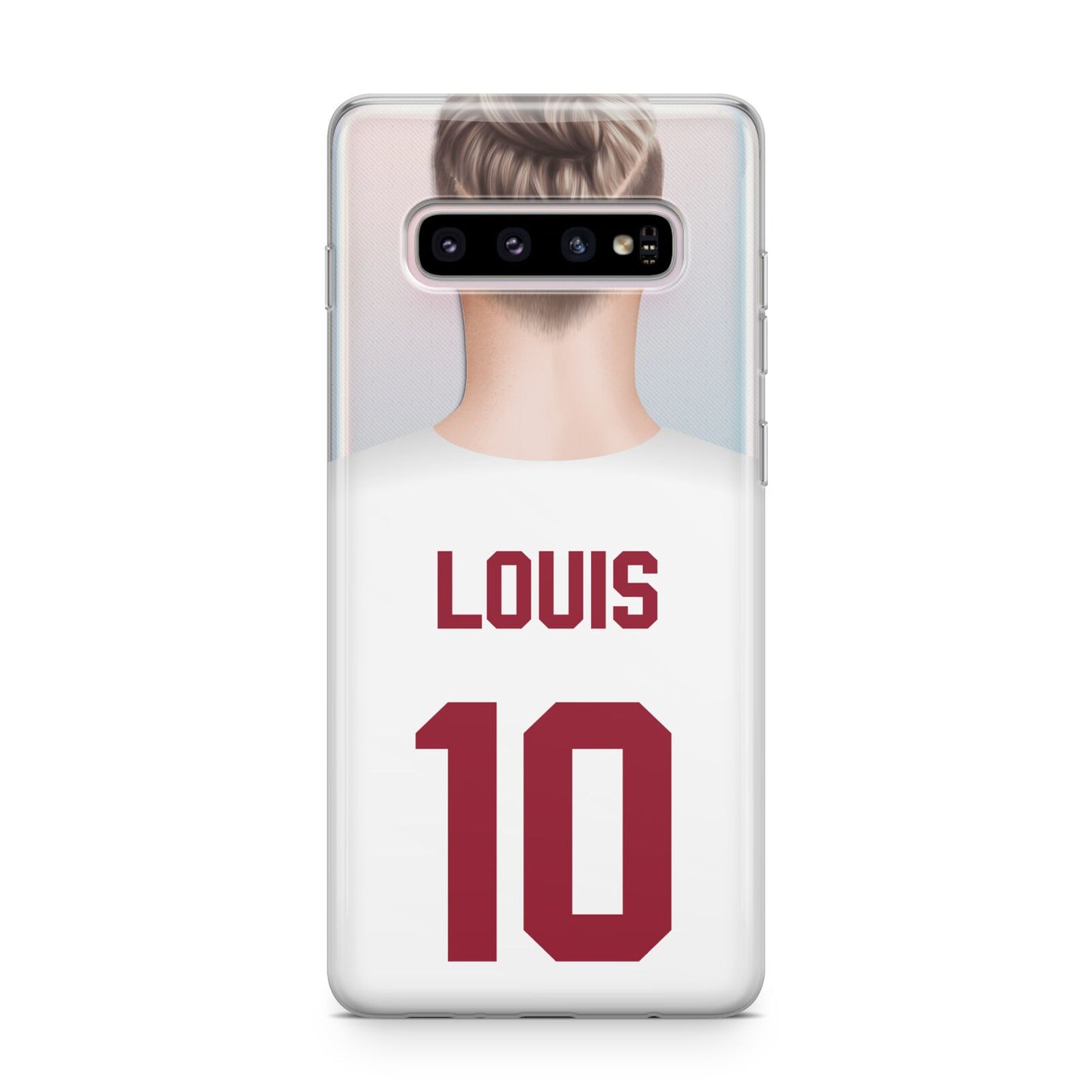 Personalised Football Shirt Samsung Galaxy S10 Plus Case