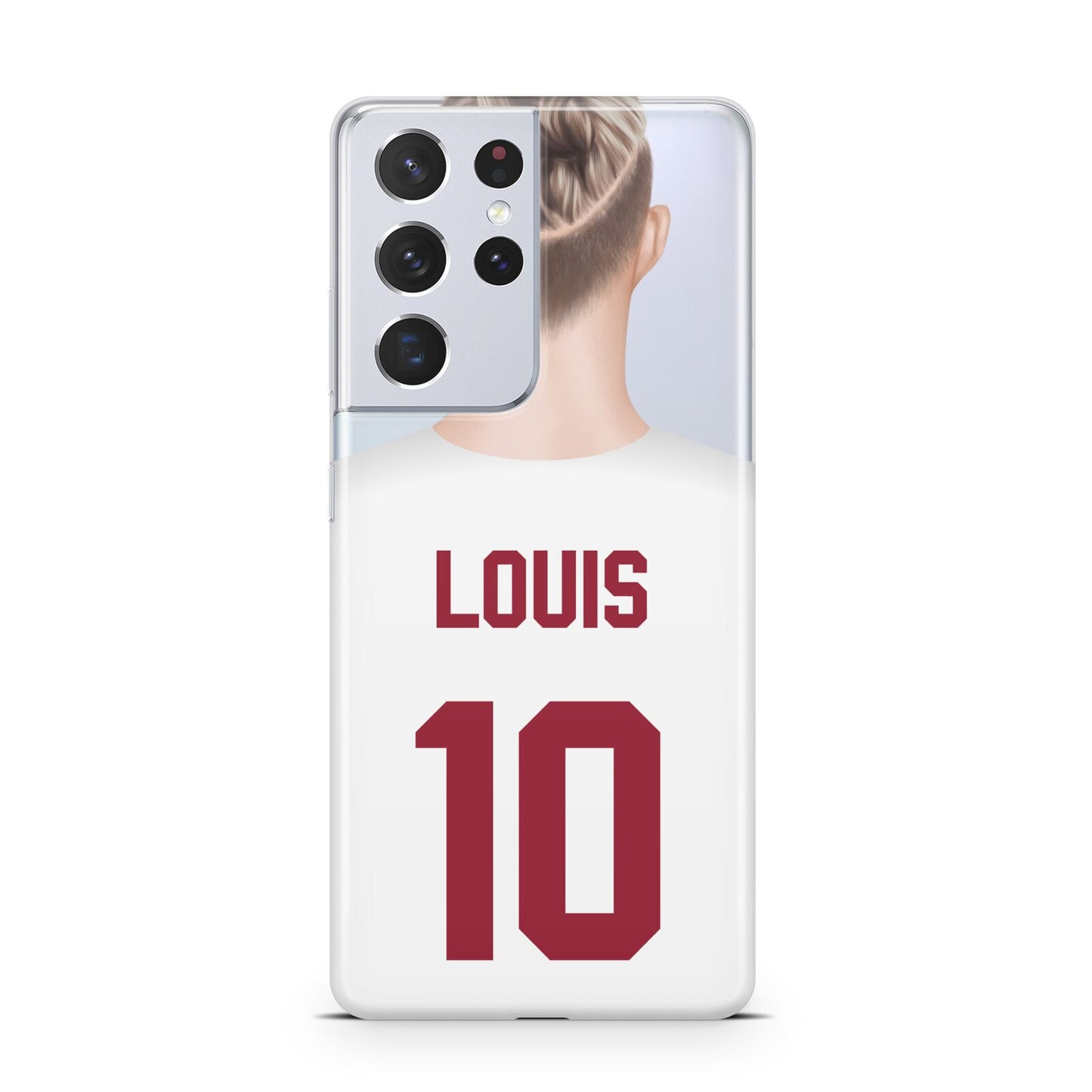 Personalised Football Shirt Samsung S21 Ultra Case