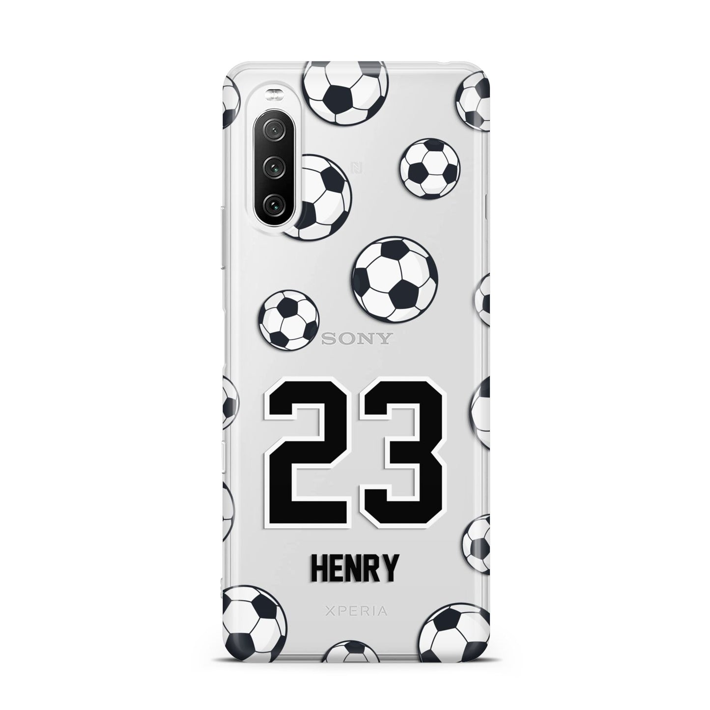 Personalised Football Sony Xperia 10 III Case