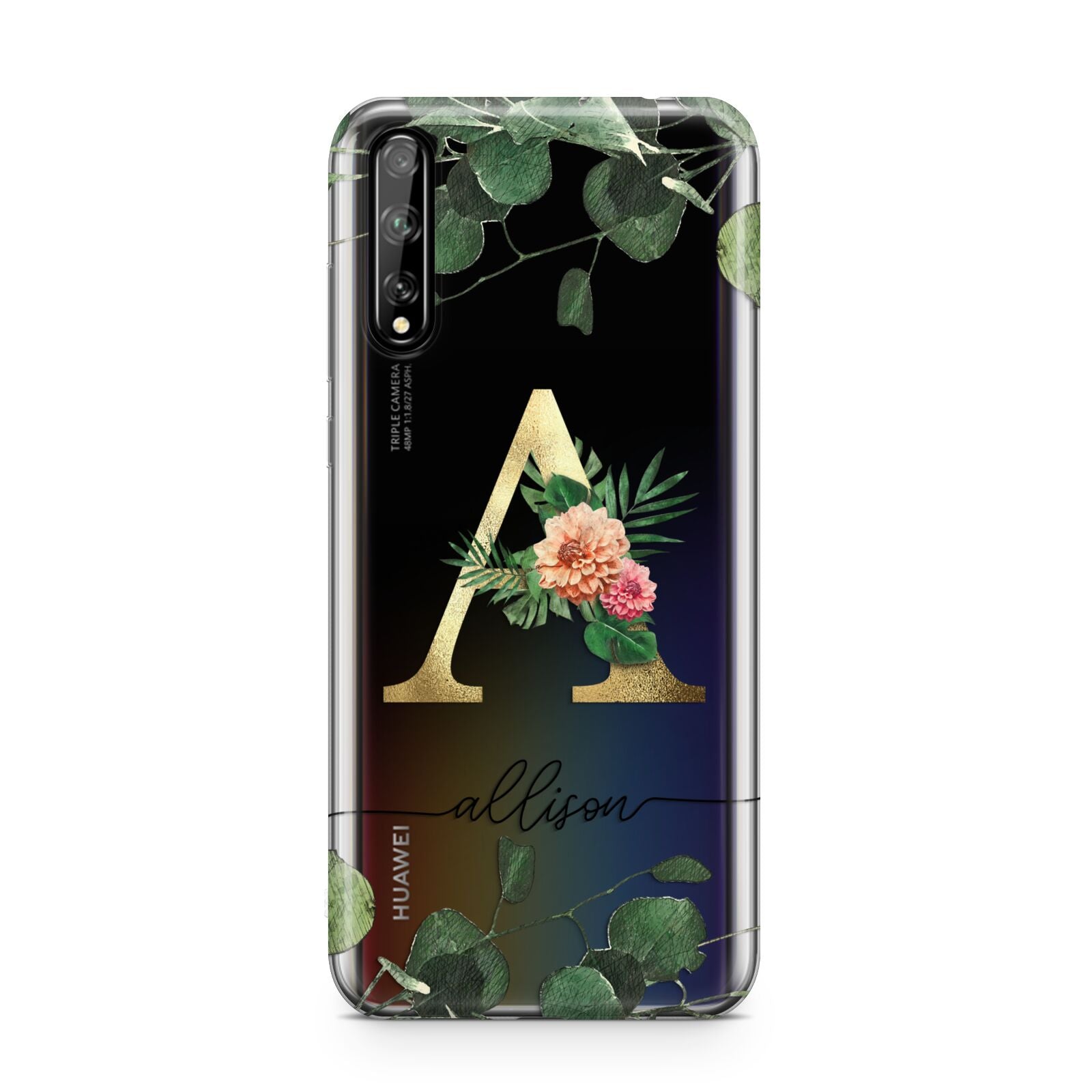 Personalised Forest Monogram Huawei Enjoy 10s Phone Case