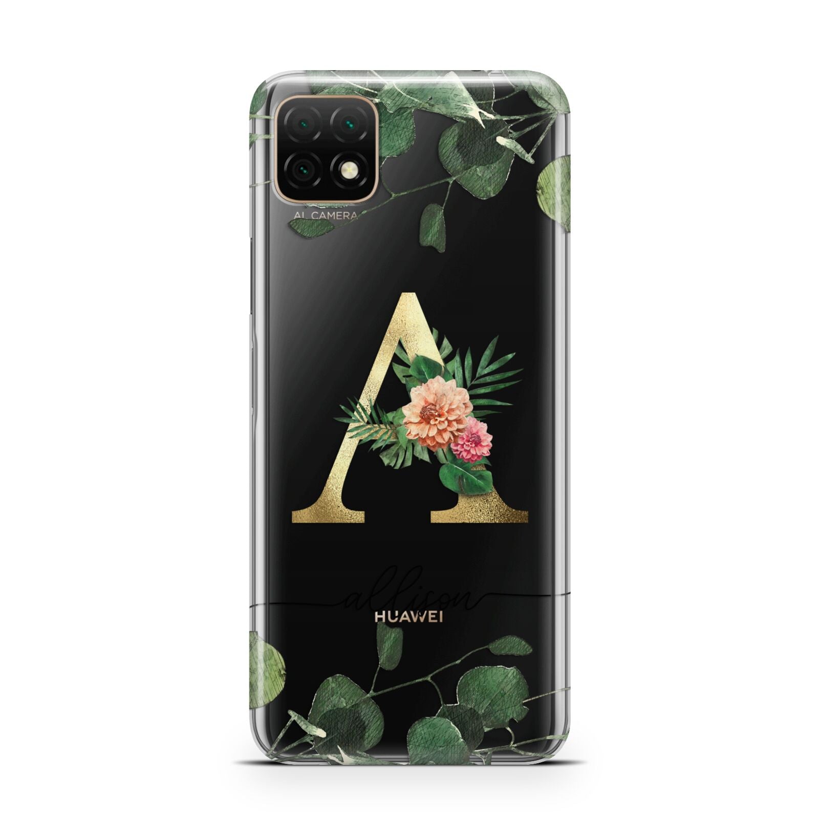 Personalised Forest Monogram Huawei Enjoy 20 Phone Case