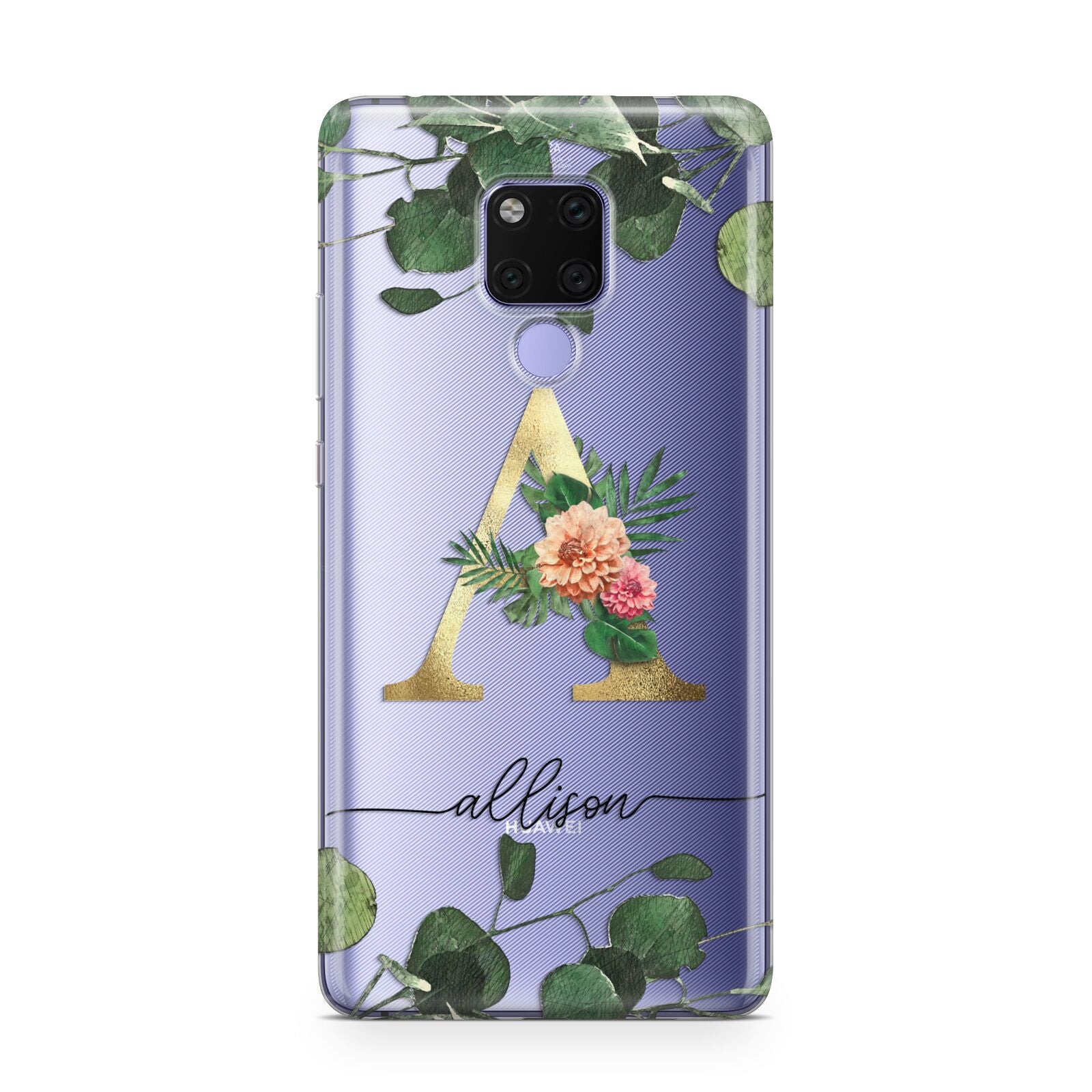 Personalised Forest Monogram Huawei Mate 20X Phone Case