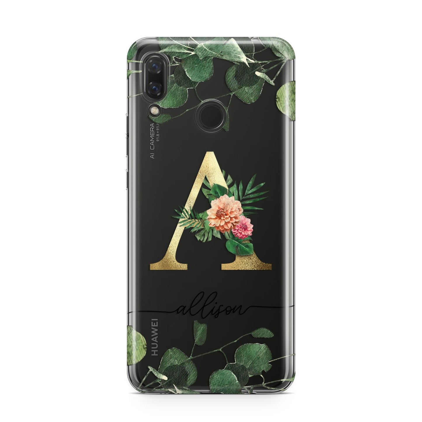 Personalised Forest Monogram Huawei Nova 3 Phone Case