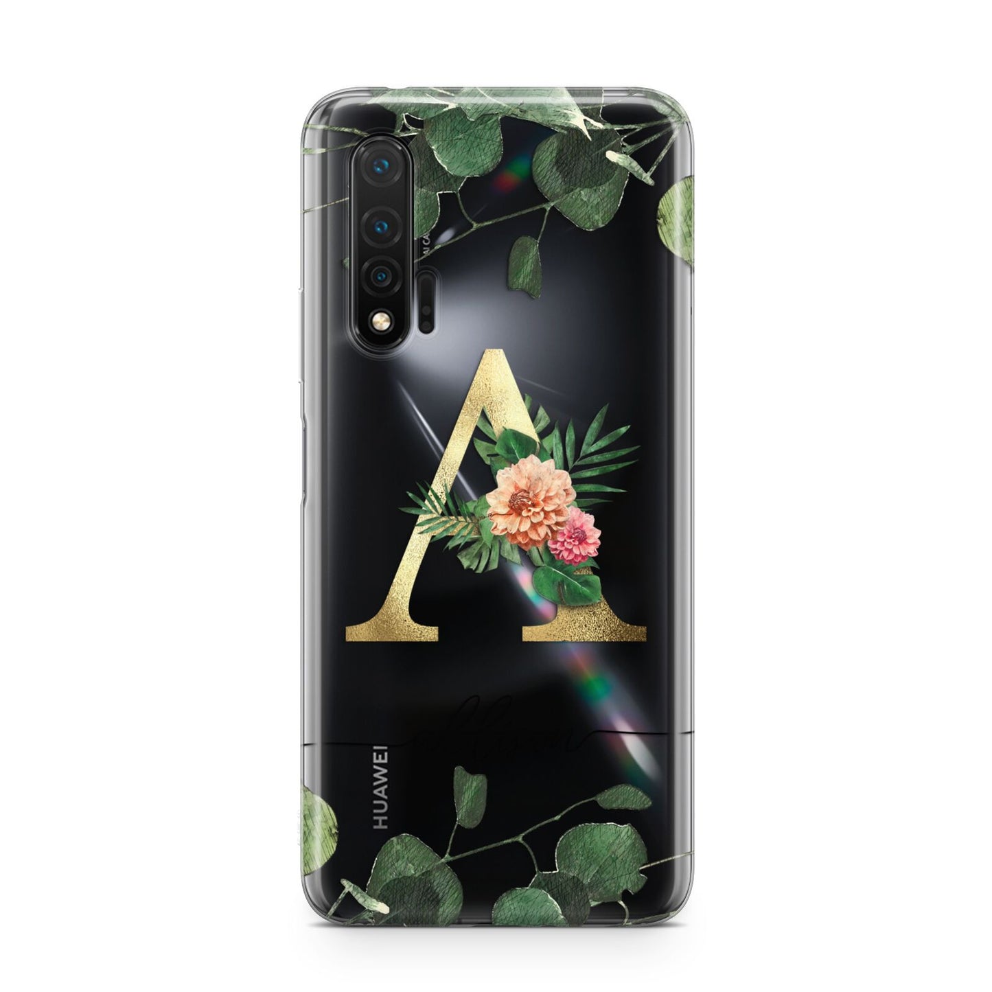 Personalised Forest Monogram Huawei Nova 6 Phone Case