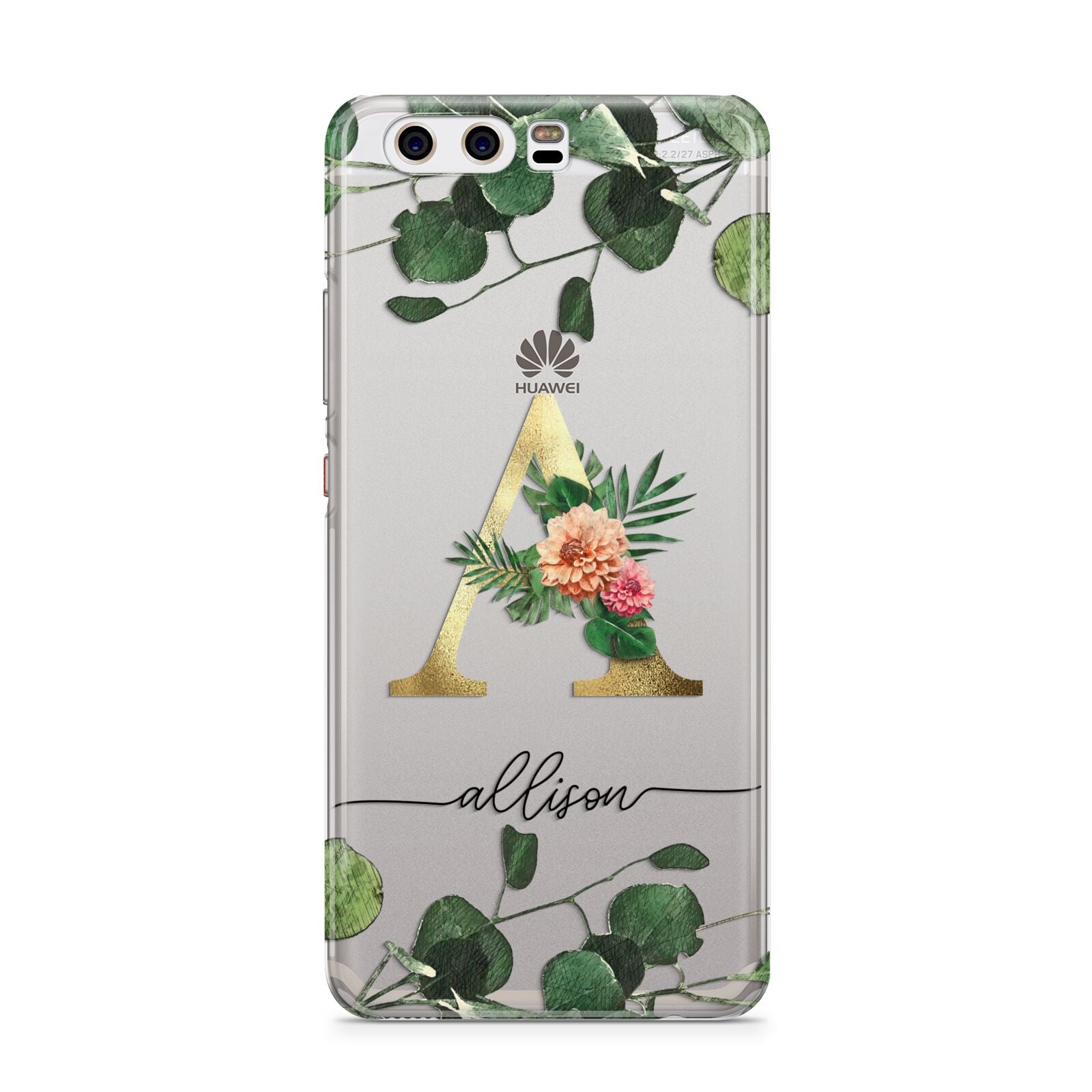 Personalised Forest Monogram Huawei P10 Phone Case