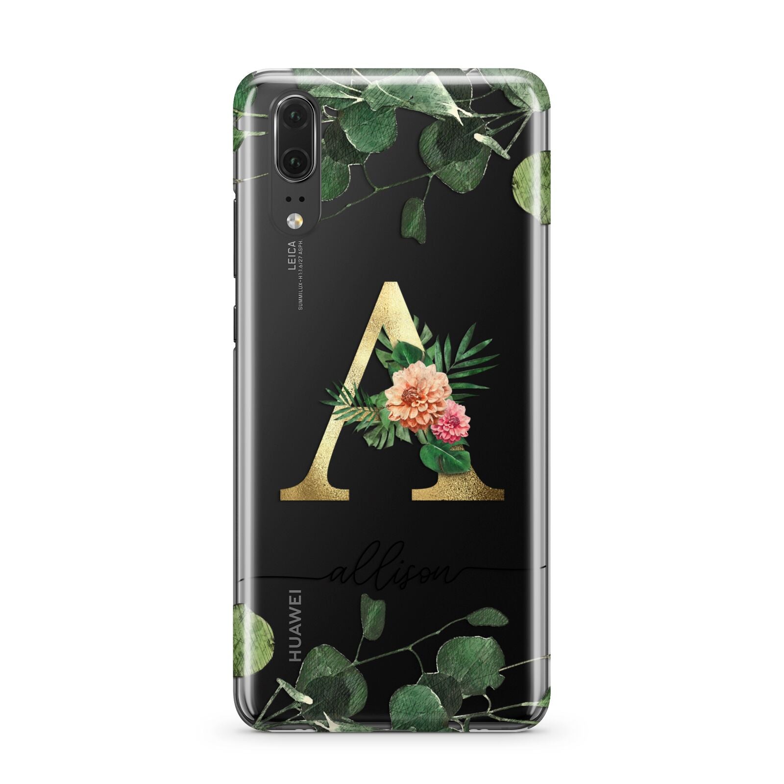 Personalised Forest Monogram Huawei P20 Phone Case