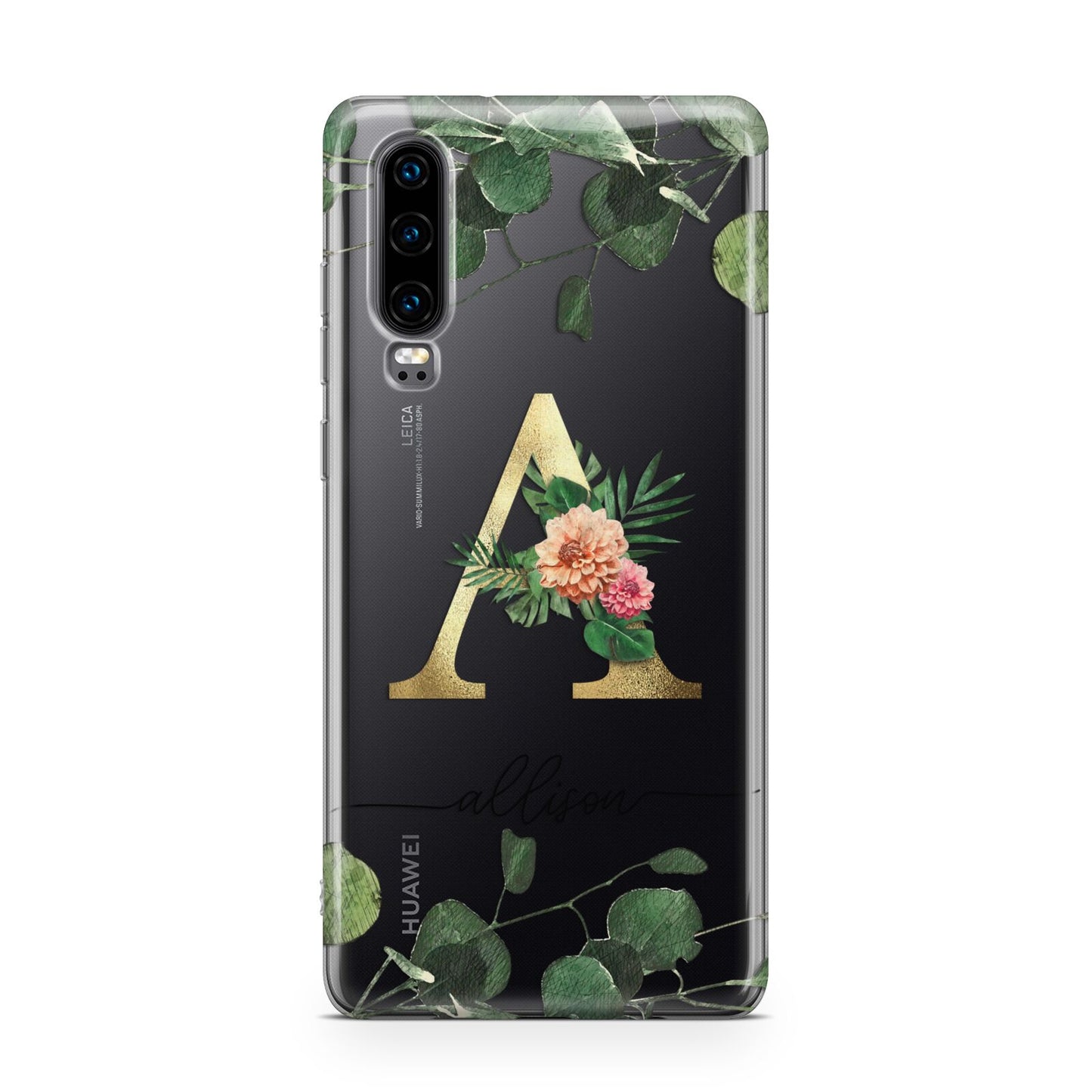 Personalised Forest Monogram Huawei P30 Phone Case