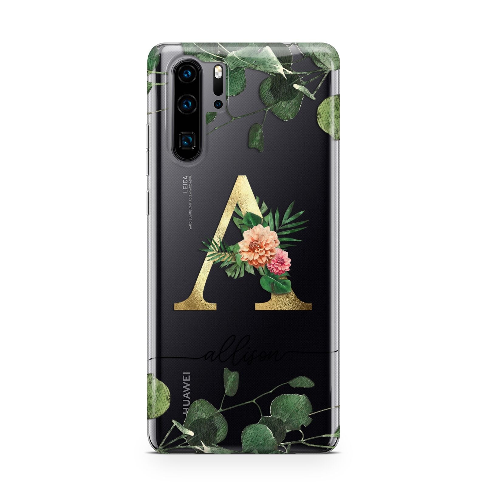 Personalised Forest Monogram Huawei P30 Pro Phone Case