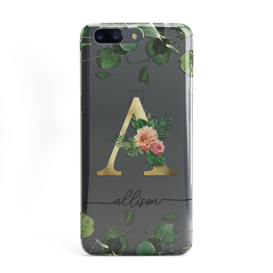 Personalised Forest Monogram OnePlus Case