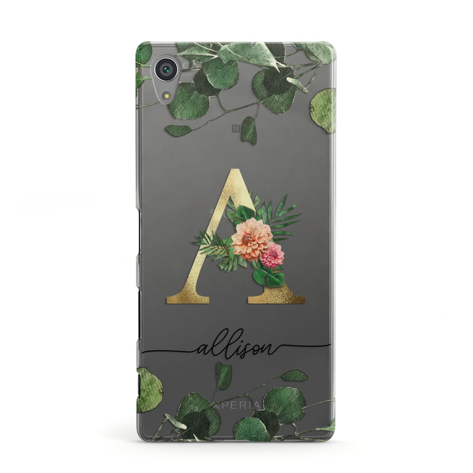 Personalised Forest Monogram Sony Xperia Case