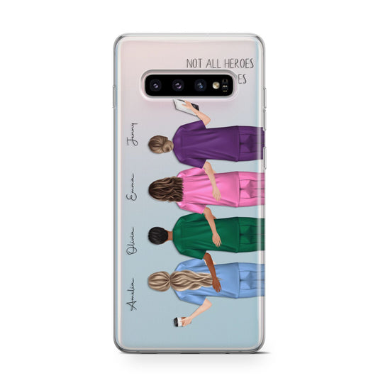 Personalised Four Nurses Protective Samsung Galaxy Case