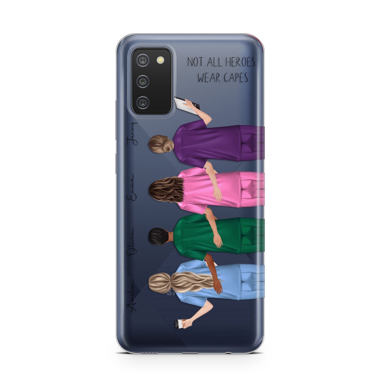 Personalised Four Nurses Samsung A02s Case